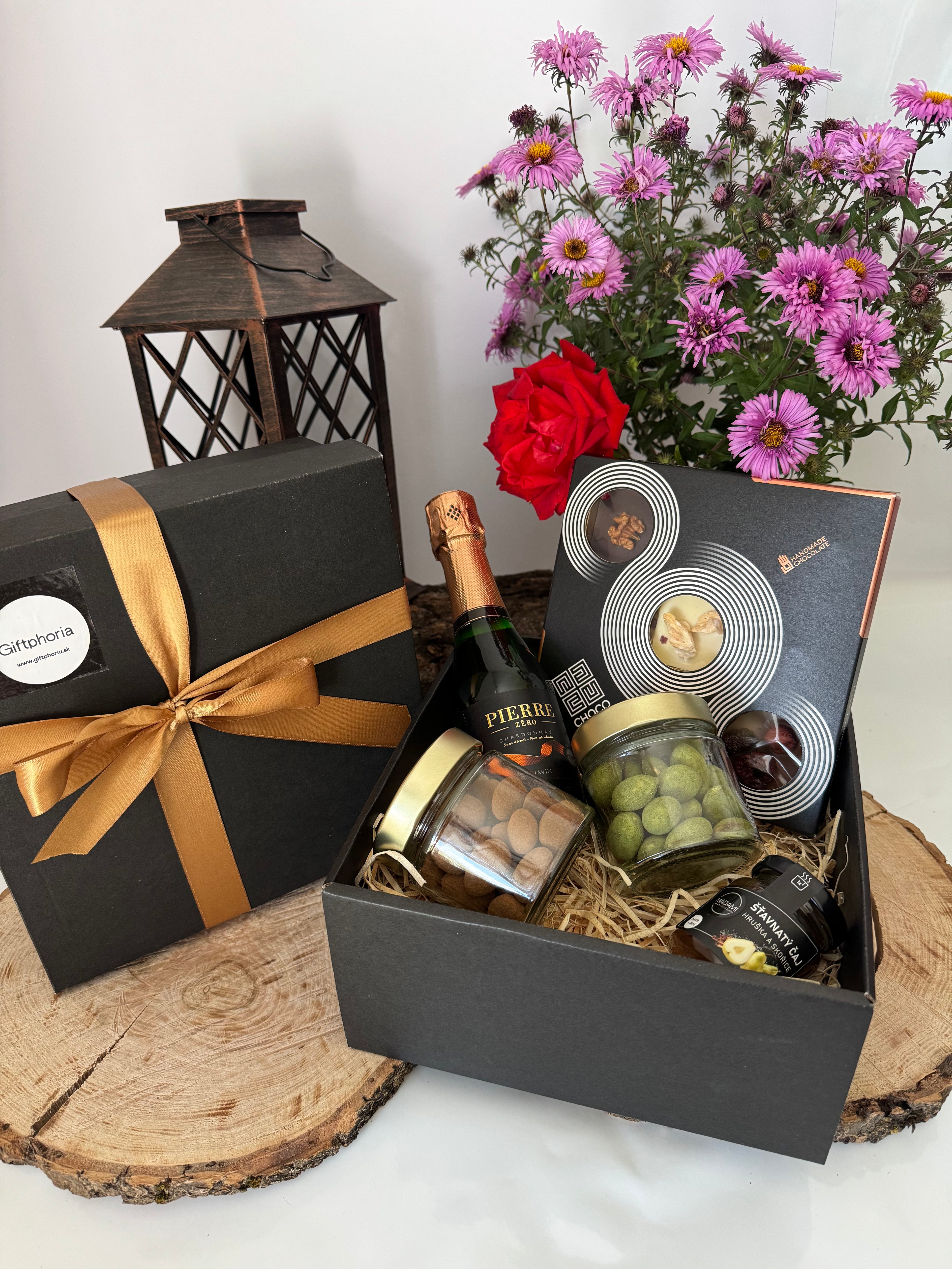 Coffret cadeau – chocolats et noix