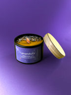 Lavande d'Été – Bougie naturelle 100 % cire d'abeille à la lavande