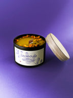 Bougie d'hiver en cire d'abeille - Bougie naturelle 100% cire d'abeille